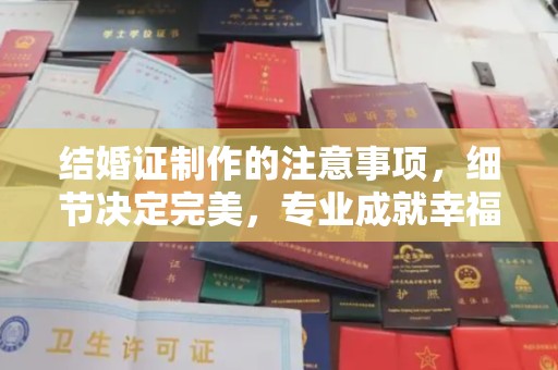洪山结婚证制作的注意事项，细节决定完美，专业成就幸福