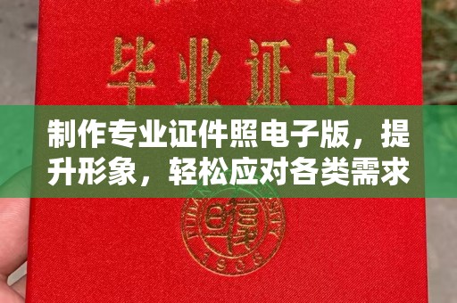 洪山制作专业证件照电子版，提升形象，轻松应对各类需求