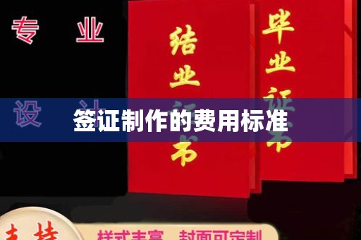 洪山签证制作的费用标准