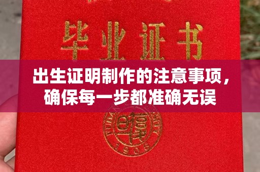 洪山出生证明制作的注意事项，确保每一步都准确无误