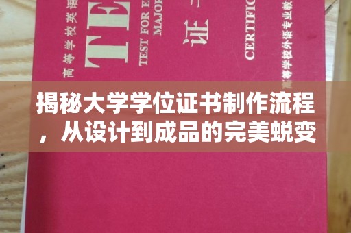 洪山揭秘大学学位证书制作流程，从设计到成品的完美蜕变