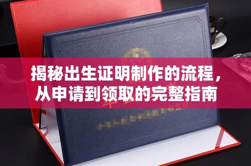 洪山揭秘出生证明制作的流程，从申请到领取的完整指南