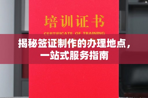 洪山揭秘签证制作的办理地点，一站式服务指南