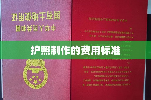 洪山护照制作的费用标准