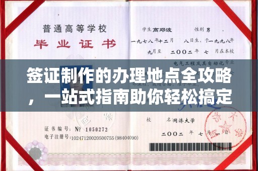 洪山签证制作的办理地点全攻略，一站式指南助你轻松搞定签证