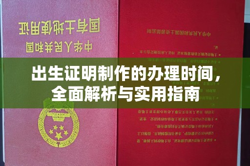 洪山出生证明制作的办理时间，全面解析与实用指南
