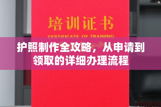 洪山护照制作全攻略，从申请到领取的详细办理流程